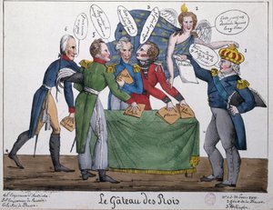 Le Gâteau des Rois, 1815 - French School