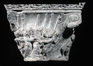 Le Baiser de Judas, relief d