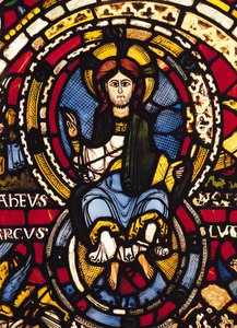 Le Jugement Dernier, détail du Christ - French School