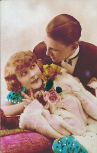 Les Amoureux, vers 1930 - French School