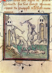Les Mallotins pendant la révolte de 1382, 14e-15e siècle - French School
