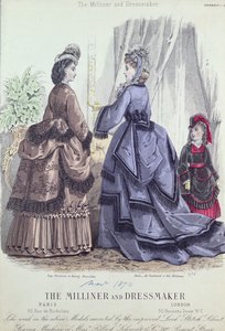 La modiste et la couturière, 1888 - French School
