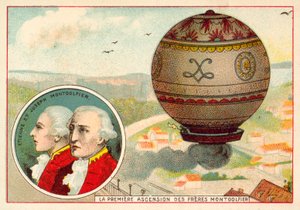 Premier vol en montgolfière des frères Montgolfier