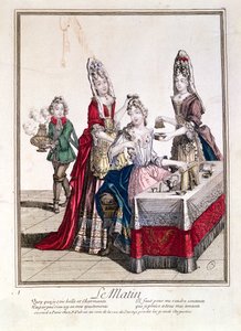 Le Matin, Dame à sa toilette, 2e moitié du XVIIe siècle