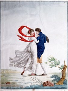 La Promenade du matin, c.1800 - French School