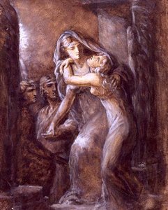 La scène de deuil