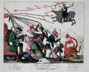 Les journaux de mai 1815 - French School