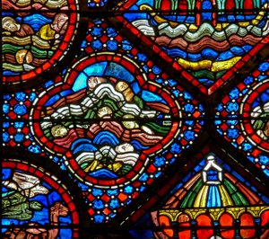 Fenêtre de Noé : le déluge - French School