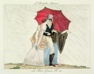 Le Parapluie obligeant, planche 40 de Le Bon Genre - French School