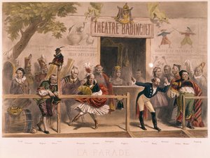La Parade, caricature de Napoléon III et sa cour (1808-73), de La Ménagerie Impériale, c.1870 - French School