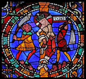 La Passion : La flagellation - French School