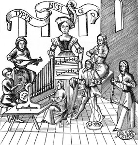 La personnification de la musique - French School
