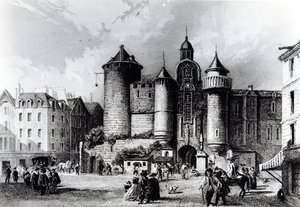 Le Petit Châtelet au XVIIe siècle - French School