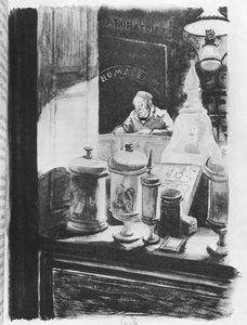 Le pharmacien Homais, illustration de 