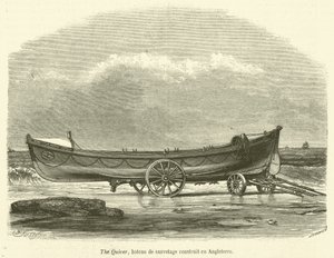 Le Quiver, bateau de sauvetage construit en Angleterre - French School