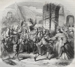 Le Retour de Gonesse, épisode de la Fronde: la « Dame de Paris » accueille la « Dame d