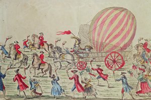 Le Retour du ballon à air chaud à Paris, après l