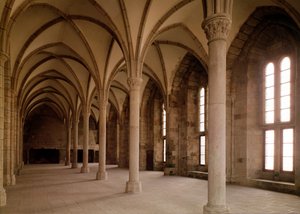 La Salle des Hôtes, vue intérieure de l