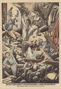 Le tremblement de terre de San Francisco de 1906 - French School