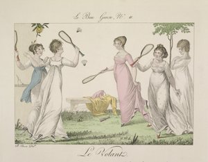Le Volant, planche 11 de Le Bon Genre, 1802