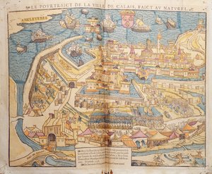 Le siège de Calais, 1558 - French School