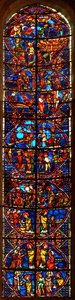 Le vitrail de Saint Laurent - French School