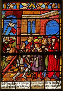 La fenêtre de Saint Louis : Hommage du comte Thibault IV à Saint Louis