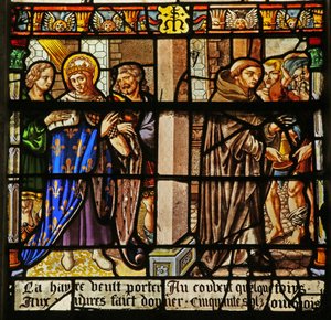 La fenêtre de Saint Louis : Louis fait pénitence et donne l