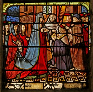 La fenêtre de Saint Louis : Scène de sa jeunesse ? - French School