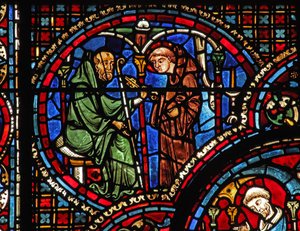 Saint Lubin : Saint Avit rend à Lubin les clés de la cave - French School