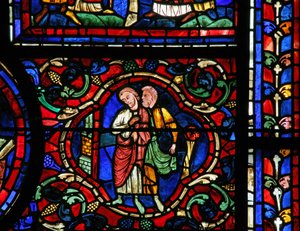La fenêtre de Saint Martin : décorative - French School