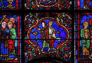 La fenêtre de Saint Martin : décorative - French School