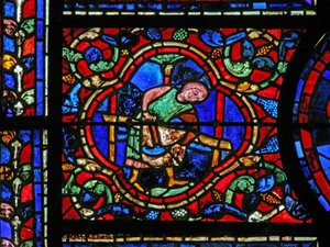 La fenêtre de Saint Martin : donateurs - cordonniers