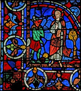 La tentation du Christ dans le désert - French School