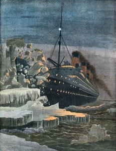 Le Titanic heurte un iceberg