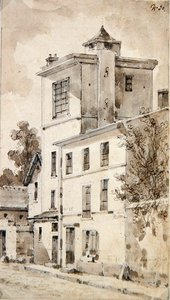 La tour où Louis-Jacques Daguerre a fait ses découvertes - French School
