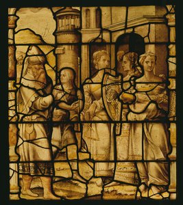 Le retour triomphal de David, de Notre-Dame du Val, Provins - French School