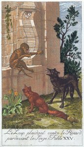 Le Loup, le Renard et le Singe, des 