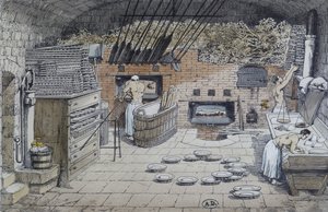 Le boulanger, illustration de la Revue de l