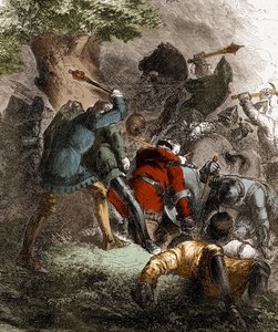La bataille de Trente : 30 chevaliers du Parti de Charles de Blois contre 30 du Parti Montfort (27 mars) - French School