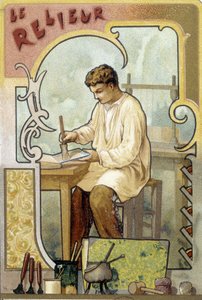 Le relieur - French School
