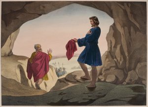 Le manteau ensanglanté de Joseph, illustration du catéchisme L