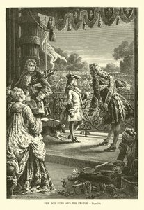 Le jeune roi et son peuple - French School