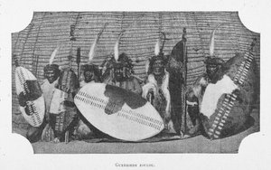 Les canoës de la rivière Ogooué, illustration de 