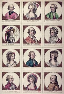 Les principaux personnages impliqués dans l