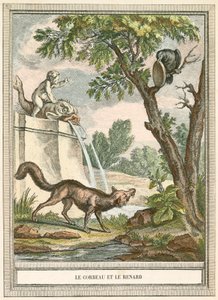 Le corbeau et le renard - French School