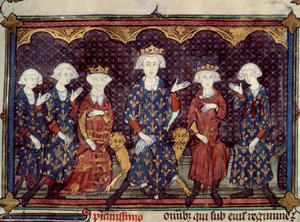 Les rois maudits : Philippe IV le Bel (1268 - 1314) entoure sa fille Isabelle (reine d