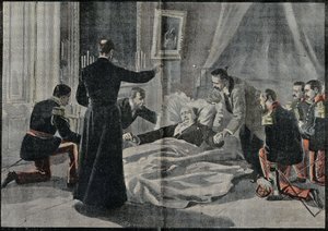 La mort de Félix Faure (1841-1899), président de la France, l