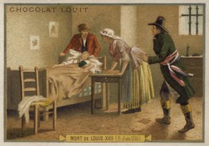 La mort de Louis XVII de France, 8 juin 1795 - French School