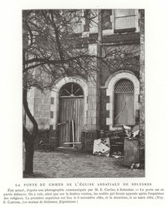 La porte du chœur de l